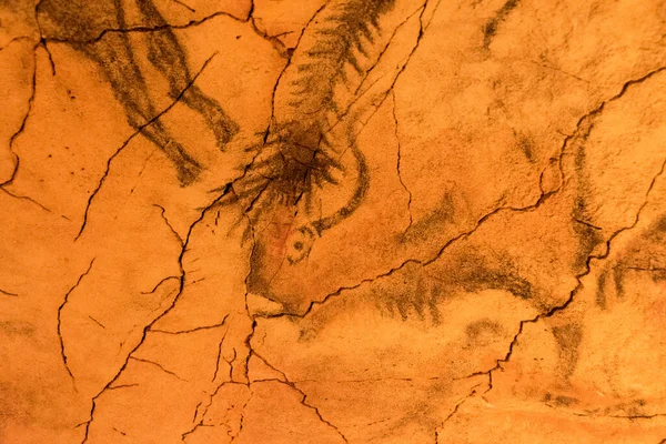 Altamira mağarasında bizonlu tarih öncesi kaya sanatı, İspanya