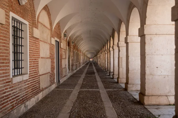 Korridor Historisk Byggnad Aranjuez Spanien — Stockfoto
