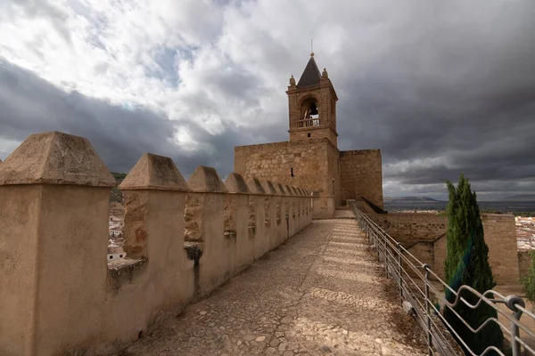 Fästningen Antequera Andalusien Spanien — Stockfoto
