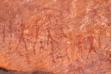 Sahara Çölü, Cezayir 'de antik kaya boyaları