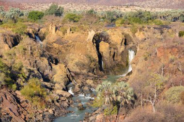 epupa şelaleleri, kaokoland, namibya