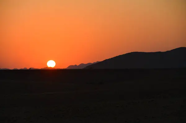 Soluppgång Vid Namib Öknen Namibia — Stockfoto