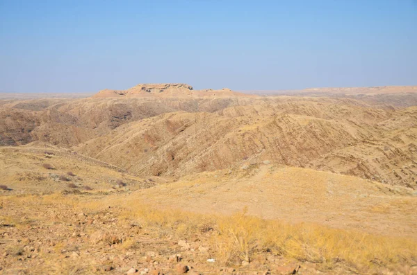 ナミブ砂漠の山と美しい風景 — ストック写真