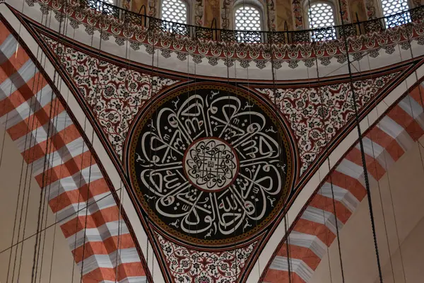 Εσωτερικό Του Παλιού Τζαμιού Istanbul Γαλοπούλα — Φωτογραφία Αρχείου