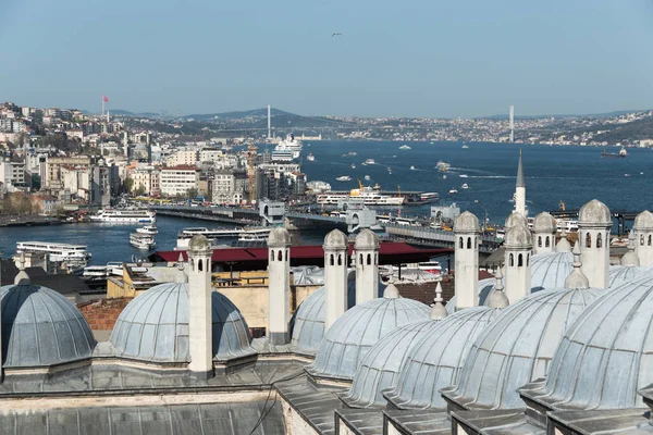 Cupole Una Grande Moschea Istanbul Tacchino — Foto Stock