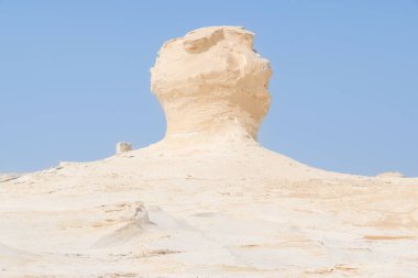 Mısır 'daki beyaz kum çölü.