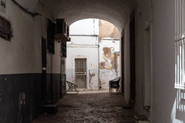 Olhao Algarve Portekiz Caddesi.