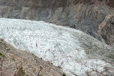 Dağlardaki buzullar.
