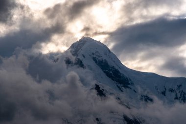 the beautiful mountain landscape in the nanga parbat, pakistan clipart