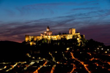 Alcala şehrinin manzarası Gerçek, İspanya