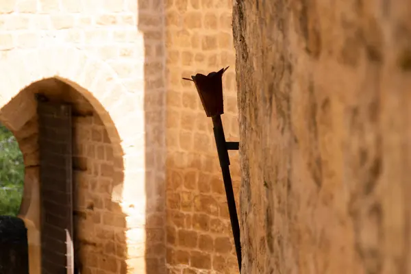 Alcala şehrinde eski bir ortaçağ şatosu..