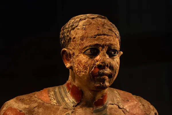 Yeni Kahire Müzesi 'nde Mısırlı yazar heykeli