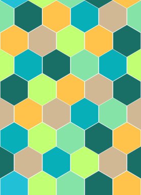 geometrik şekilli kusursuz desen