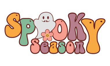 Mutlu Cadılar Bayramı Tekinsiz Cüce Tasarımı, Sihirli Clipart Cadılar Bayramı İllüstrasyonu, Cadılar Bayramı Ürkütücü Sezonu.