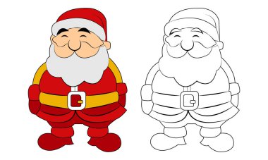 Gnome Noel Baba Graphic Ürkütücü Klip Sanatı Tasarımı. Noel Baba Tasarımı..