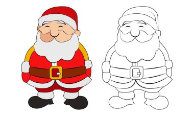 Gnome Noel Baba Graphic Ürkütücü Klip Sanatı Tasarımı. Noel Baba Tasarımı..