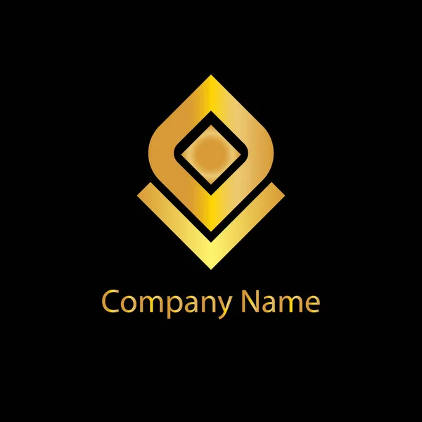 Design Logotipo Simples Criativo — Fotografia de Stock