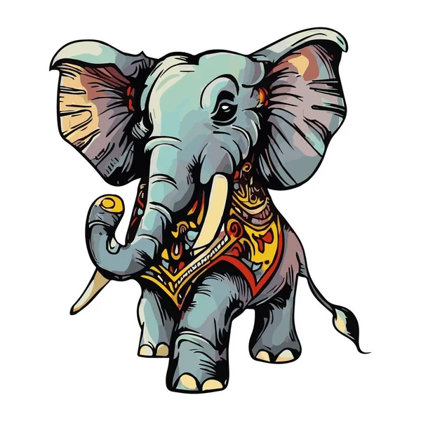 Elefantbilden Den Vacker — Stockfoto