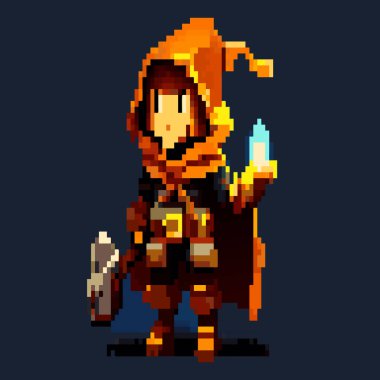 Piksel Sanat animasyon sihirbazı karakter 8 bit 16 bit tasarım