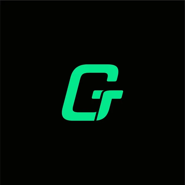 Alfabe harfleri Baş harfleri GT, TG, GTR GR G ve T Vector.