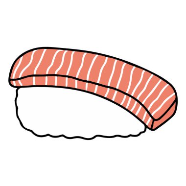 Çizgi filmin simgesi ton balıklı suşi.