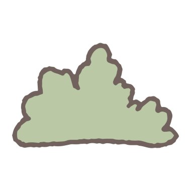 Çizgi film karalama evi, basit satırları depola