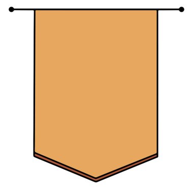 İzole edilmiş boş tahta işaret simgesi. vektör illüstrasyonu