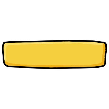 Renkli şirin konuşma balonu karalama tarzı el çizimi