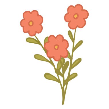 güzel çiçekler dekoratif simgesi