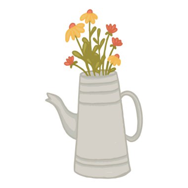 Çiçek ikonuyla sulama kutusu