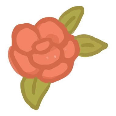 izole çiçek simgesi resmi