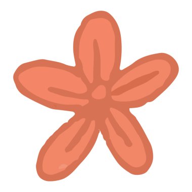 Çiçek. Web simgesi basit tasarım