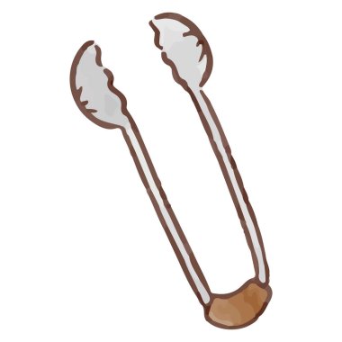 karikatür karalama balta vektör çizimi