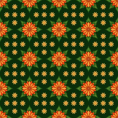 vektör soyut çiçek desensiz vintage biçimi 