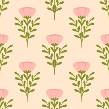 Sevimli el, çiçeksiz desen çizmiş.