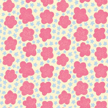 Beyaz çiçeklerle kusursuz desen