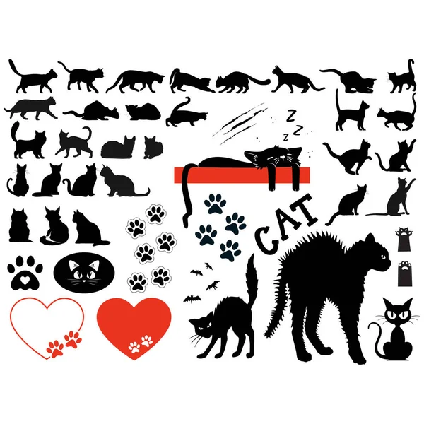 Kediler Hayvan Vektörü Ayarları