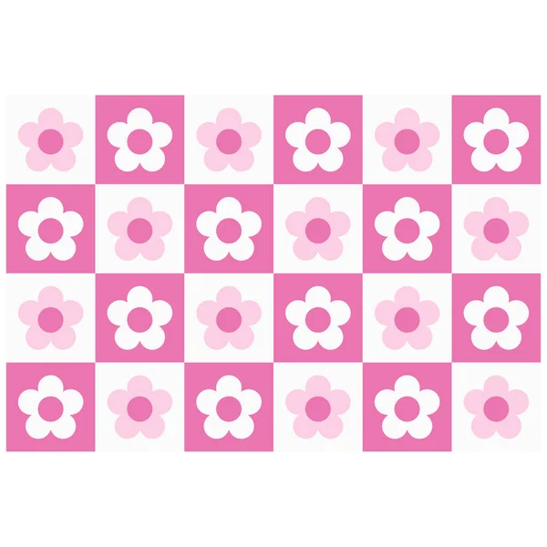 Retro Daisy Vintage Harika Vektörü