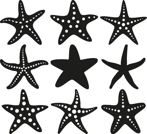 Denizyıldızı, Sualtı Hayvanı Balık Kuyruğu Vektörü