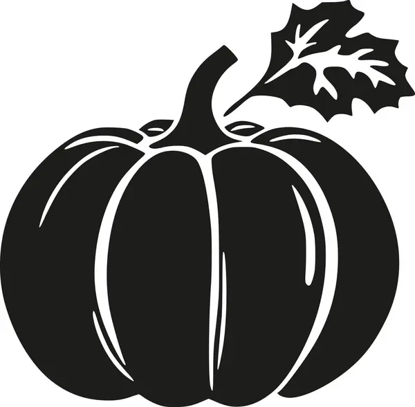 Balkabağı Siluet Vektörü Ayarlandı