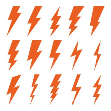 Şimşek Yıldırımı Blitz Düz Vektör Ayarları