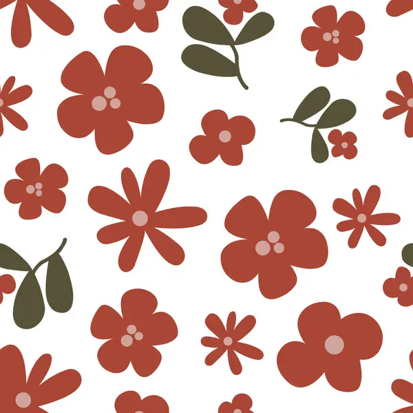 Kusursuz Çiçeksiz Daisy Deseni - Zarif Vektör Tasarımı