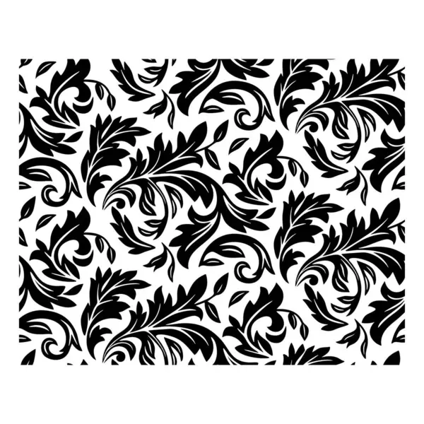 Kusursuz Retro Çiçek Vektör Deseni Tasarımı