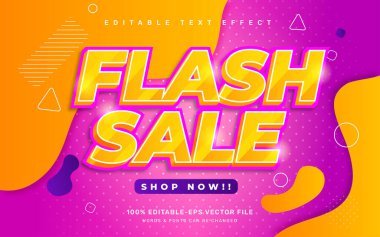 Flash satış metin efekti