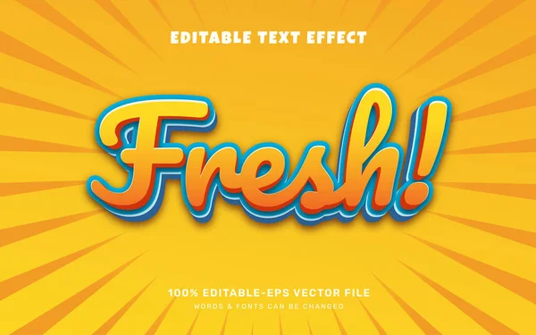 Taze düzenlenebilir metin efekti