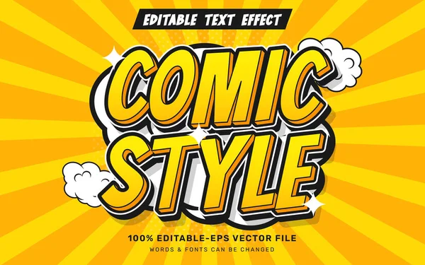 Çizgi Roman Düzenlenebilir metin efekti