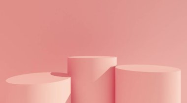 Ürün sunumu için podyum görüntüleme, 3d görüntüleme