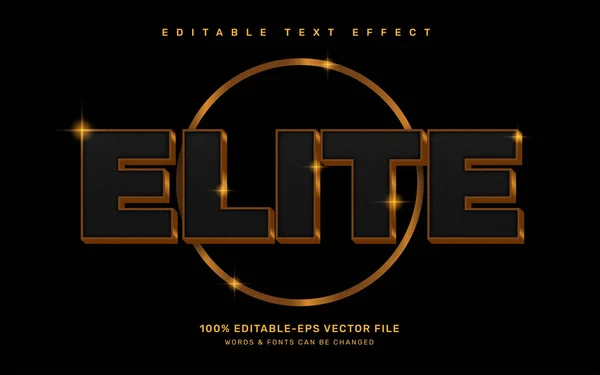 Altın elit metin efekti