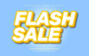 Flash satış metin efekti