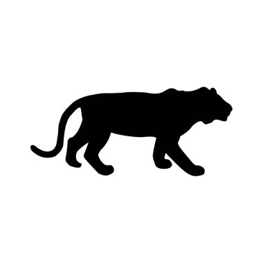 Kaplan vektör simgesi, kaplan silueti tasarımı